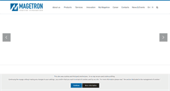 Desktop Screenshot of magetron.com